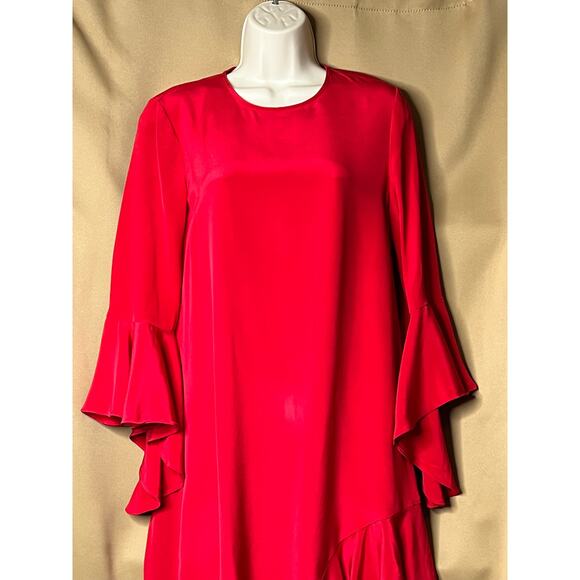 Alexis Red Ruffle Hazel Dress M - Picture 4 of 11